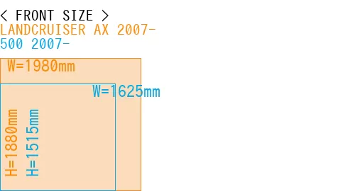 #LANDCRUISER AX 2007- + 500 2007-